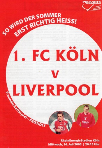 Match programme